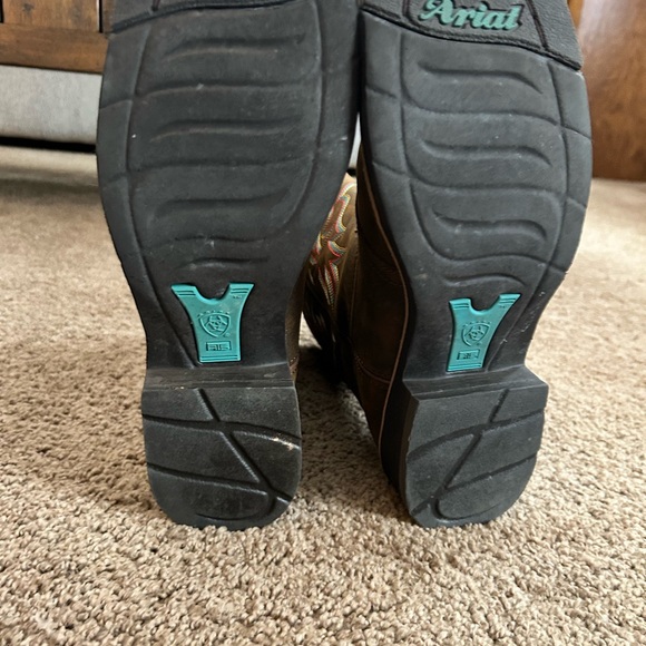 Ariat Women’s Delilah Cowgirl Boots Toasted Brown Size 9.5 - Picture 9 of 9